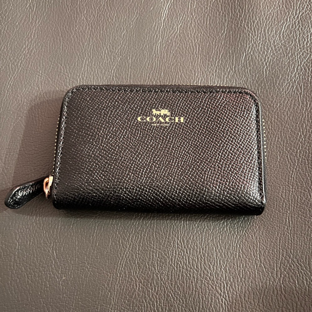 Coach Black Card Wallet